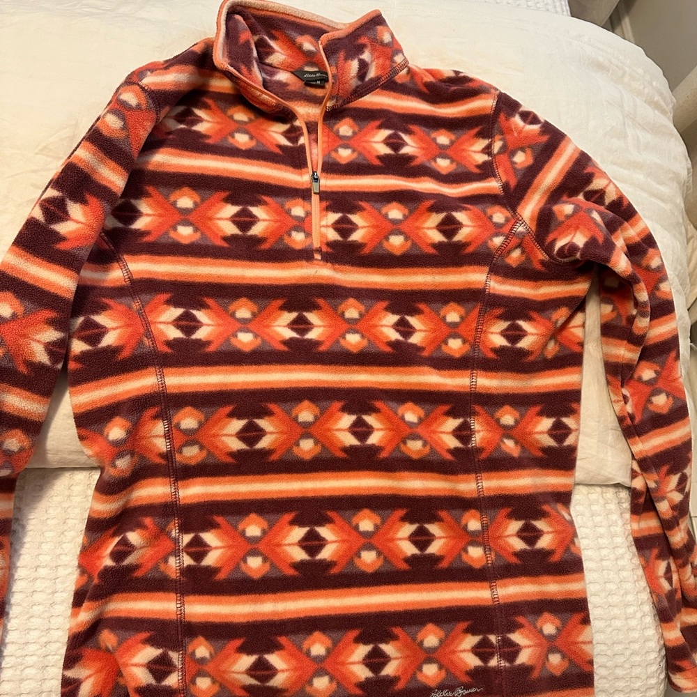 Eddie Bauer half zip fleece